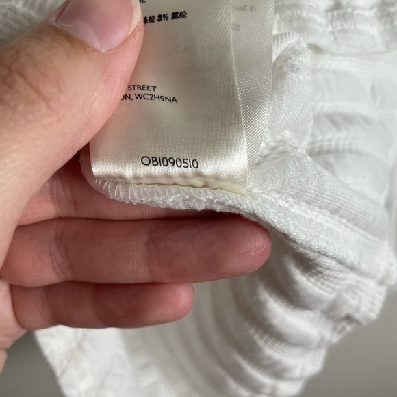 Free People Ice Cold Lace Up Ribbed Top White Size Medium - Picture 8 of 8